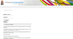 Desktop Screenshot of intranet.dguadalajara.es