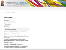 Tablet Screenshot of intranet.dguadalajara.es
